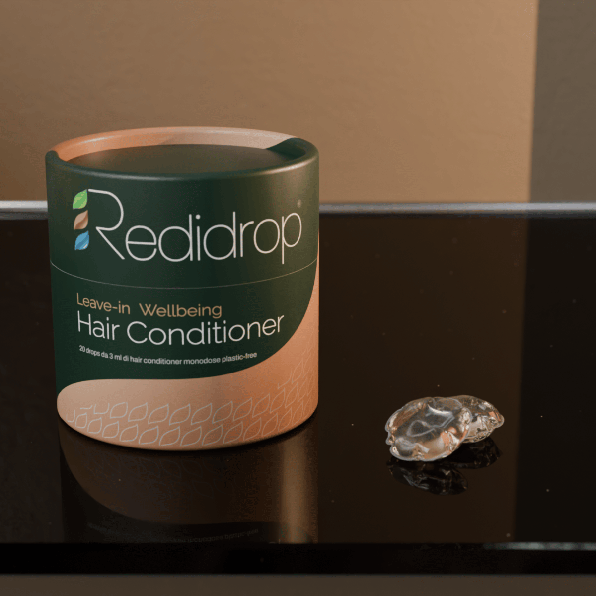 Wellbeing conditioner boccetti nuovi quadrata